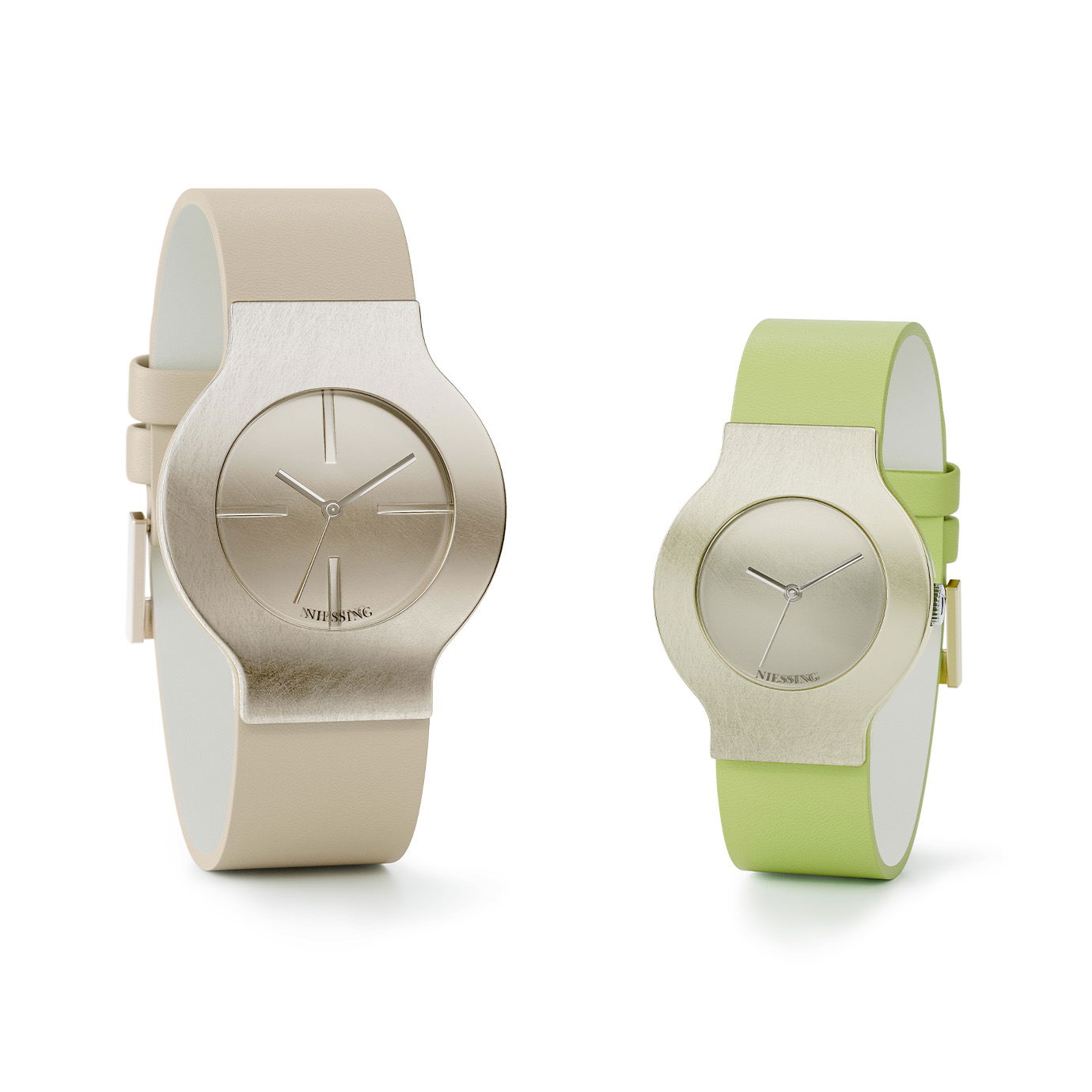Niessing Radius 9 Kontura | 42,3 | Au 750 | Sand Gray